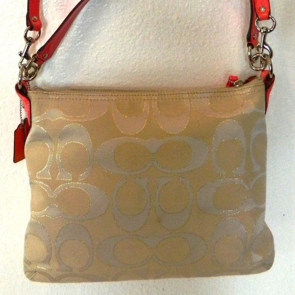 Coach Monogram Shoulder Bag with Crossbody Strap - Picture 4 of 8